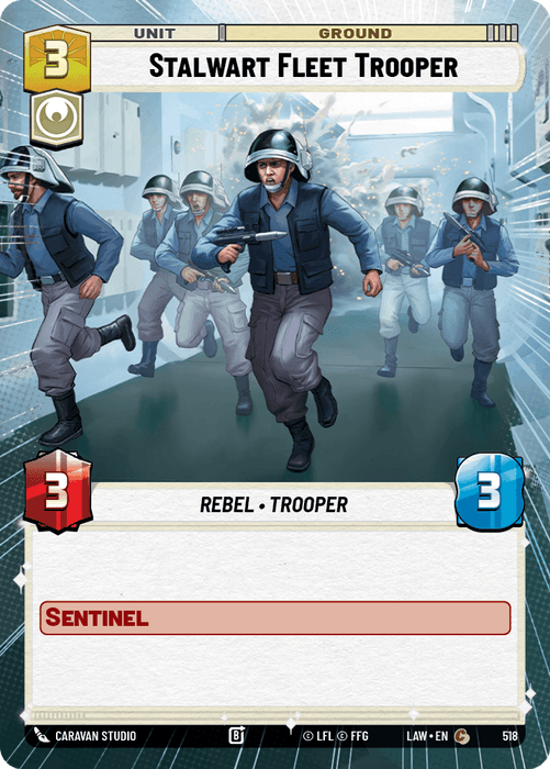 Stalwart Fleet Trooper (LAW) Common Fantasy Flight Games Hyperspace Non-Foil