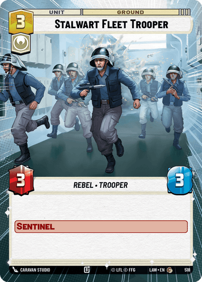 Stalwart Fleet Trooper (LAW) Common Fantasy Flight Games Hyperspace Non-Foil