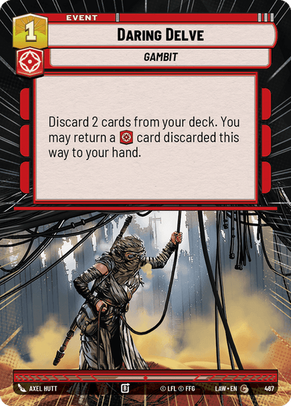 Daring Delve (LAW) Common Fantasy Flight Games Hyperspace Non-Foil