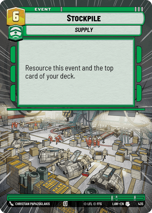 Stockpile (LAW) Uncommon Fantasy Flight Games Hyperspace Non-Foil