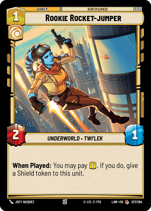 Rookie Rocket-jumper (LAW) Common Fantasy Flight Games Standard Non-Foil