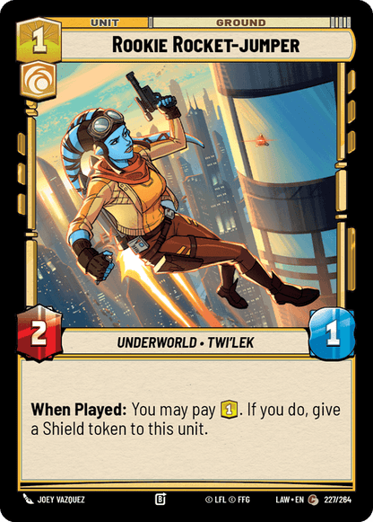 Rookie Rocket-jumper (LAW) Common Fantasy Flight Games Standard Non-Foil