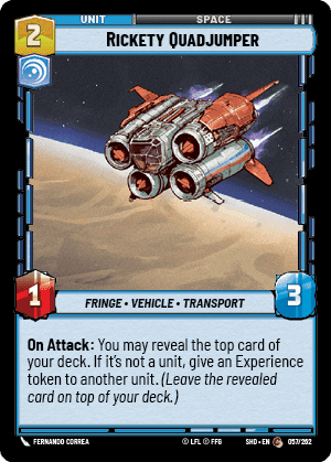 Rickety Quadjumper (LAW) Common Fantasy Flight Games Standard Non-Foil
