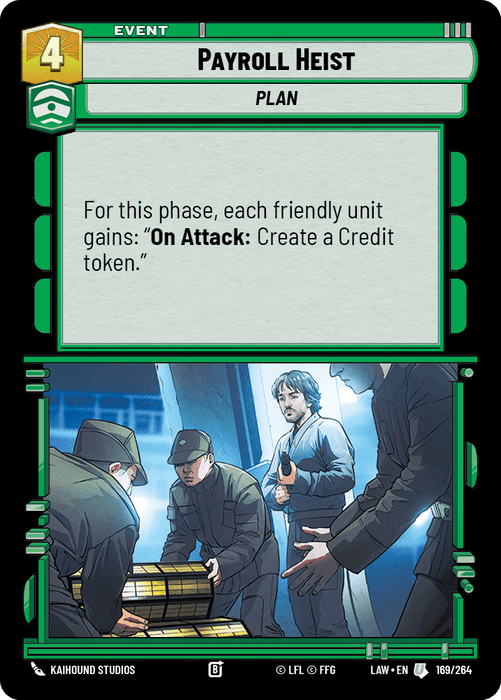Payroll Heist (LAW) Uncommon Fantasy Flight Games Standard Non-Foil