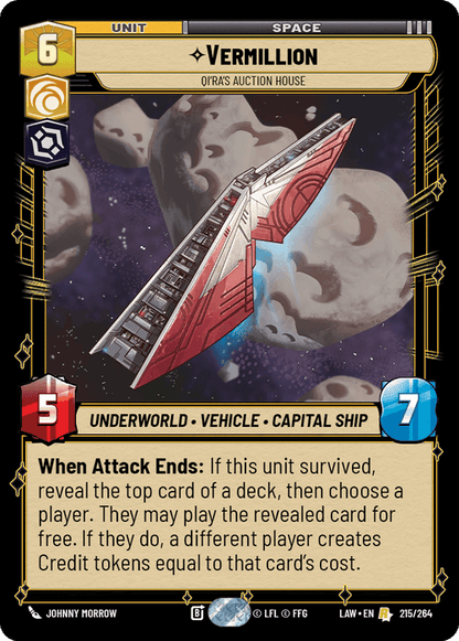 Vermillion - Qi'ra's Auction House (LAW) Rare Fantasy Flight Games Standard Non-Foil