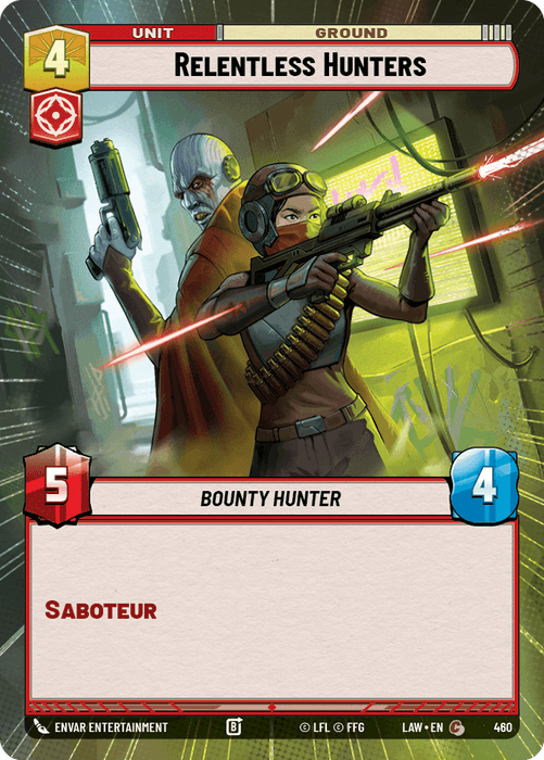 Relentless Hunters (LAW) Common Fantasy Flight Games Hyperspace Non-Foil