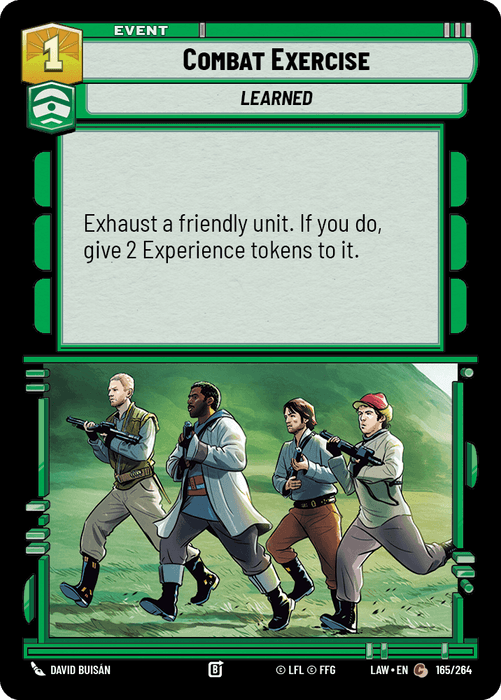 Combat Exercise (LAW) Common Fantasy Flight Games Standard Non-Foil