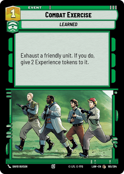 Combat Exercise (LAW) Common Fantasy Flight Games Standard Non-Foil