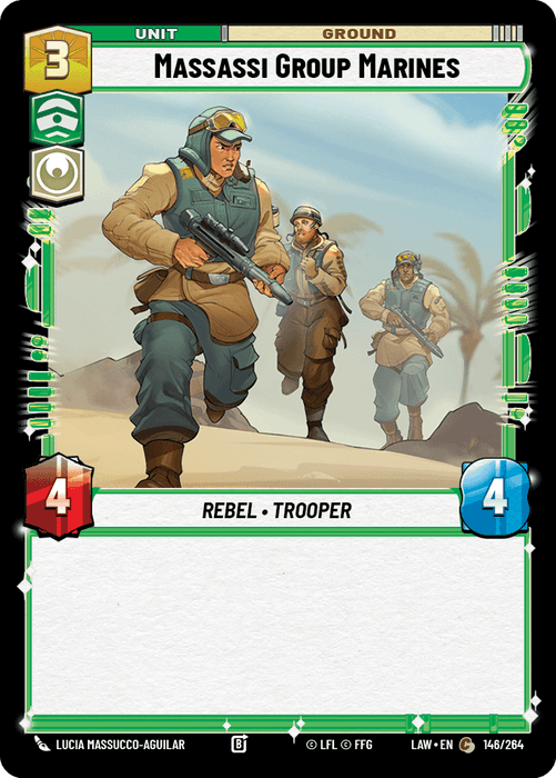 Massassi Group Marines (LAW) Common Fantasy Flight Games Standard Non-Foil