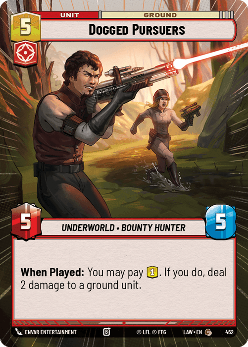 Dogged Pursuers (LAW) Common Fantasy Flight Games Hyperspace Non-Foil
