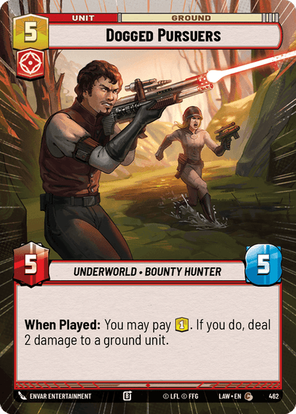 Dogged Pursuers (LAW) Common Fantasy Flight Games Hyperspace Non-Foil