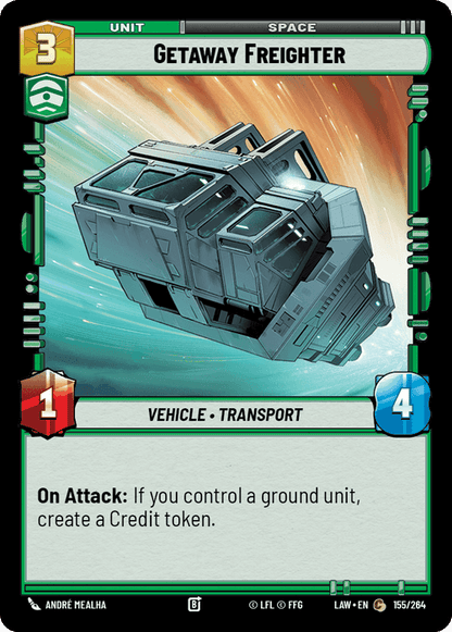 Getaway Freighter (LAW) Common Fantasy Flight Games Standard Non-Foil