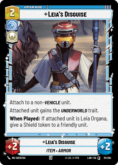 Leia's Disguise (LAW) Starter Fantasy Flight Games Standard Non-Foil