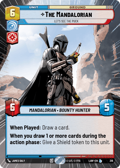 The Mandalorian - Let's See the Puck (LAW) Legendary Fantasy Flight Games Hyperspace Non-Foil
