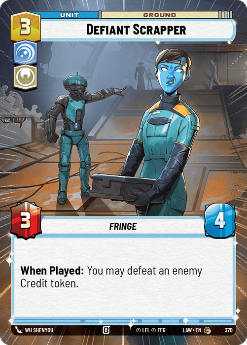 Defiant Scrapper (LAW) Common Fantasy Flight Games Hyperspace Non-Foil