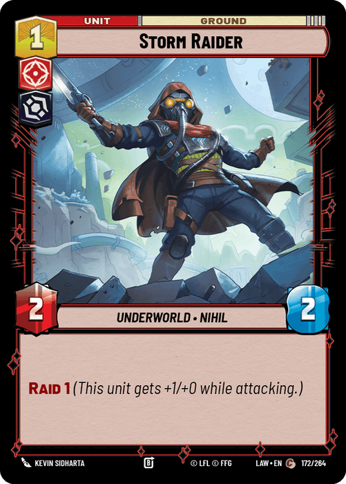 Storm Raider (LAW) Common Fantasy Flight Games Standard Non-Foil