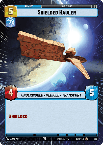Shielded Hauler (LAW) Common Fantasy Flight Games Hyperspace Non-Foil