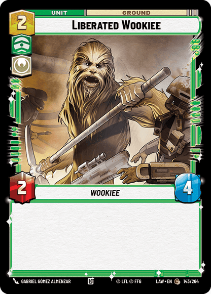 Liberated Wookiee (LAW) Common Fantasy Flight Games Standard Non-Foil