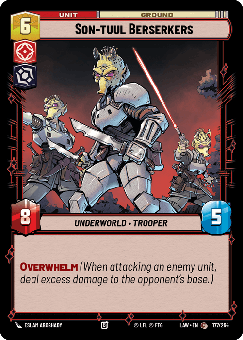 Son-tuul Berserkers (LAW) Common Fantasy Flight Games Standard Non-Foil
