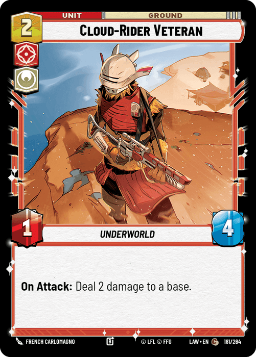Cloud-Rider Veteran (LAW) Common Fantasy Flight Games Standard Non-Foil