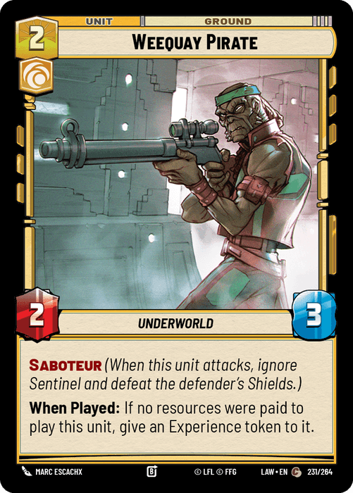 Weequay Pirate (LAW) Common