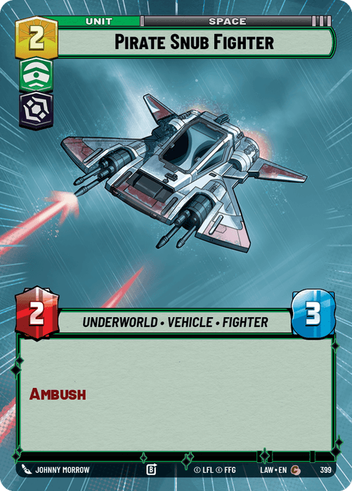 Pirate Snub Fighter (LAW) Common Fantasy Flight Games Hyperspace Non-Foil