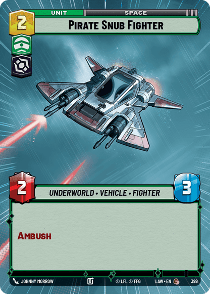 Pirate Snub Fighter (LAW) Common Fantasy Flight Games Hyperspace Non-Foil