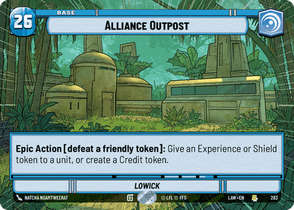 Alliance Outpost (LAW) Rare Fantasy Flight Games Hyperspace Non-Foil