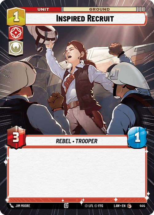 Inspired Recruit (LAW) Common Fantasy Flight Games Hyperspace Non-Foil