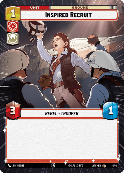 Inspired Recruit (LAW) Common Fantasy Flight Games Hyperspace Non-Foil