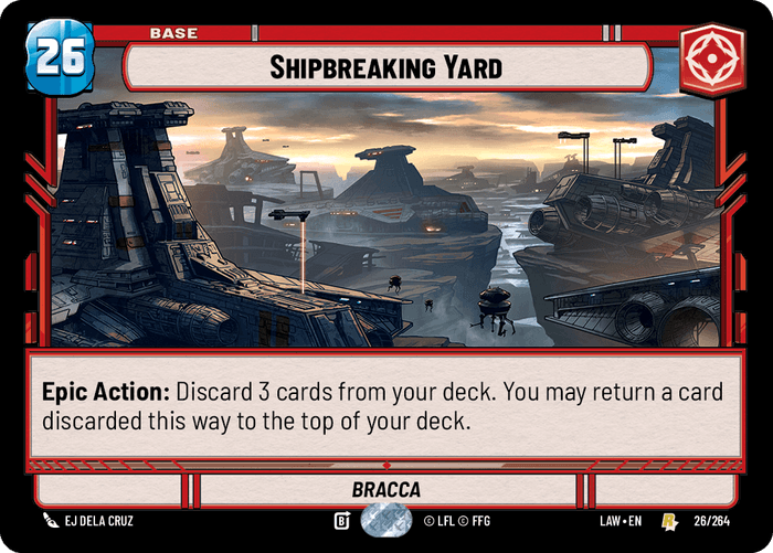 Shipbreaking Yard (LAW) Rare Fantasy Flight Games Standard Non-Foil