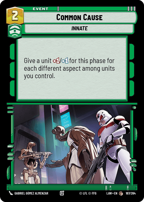 Common Cause (LAW) Common Fantasy Flight Games Standard Non-Foil