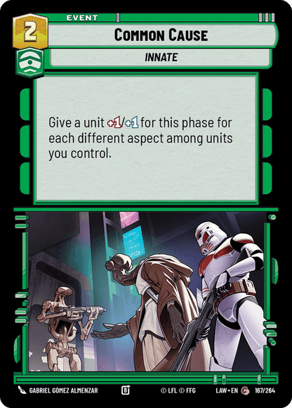 Common Cause (LAW) Common Fantasy Flight Games Standard Non-Foil