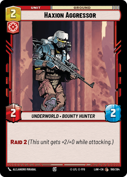 Haxion Aggressor (LAW) Common Fantasy Flight Games Standard Non-Foil
