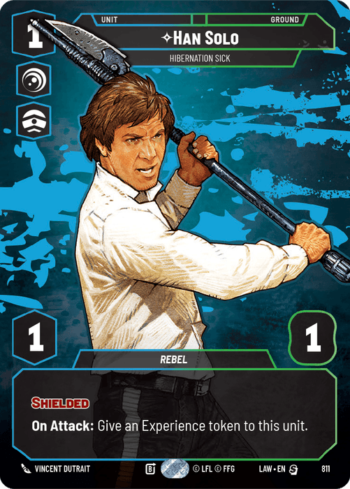 Han Solo - Hibernation Sick (LAW) Starter Fantasy Flight Games Prestige Non-Foil