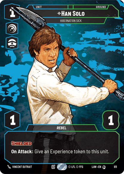 Han Solo - Hibernation Sick (LAW) Starter Fantasy Flight Games Prestige Non-Foil