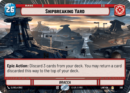 Shipbreaking Yard (LAW) Rare Fantasy Flight Games Hyperspace Non-Foil