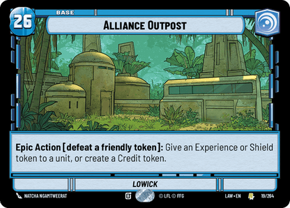 Alliance Outpost (LAW) Rare Fantasy Flight Games Standard Non-Foil