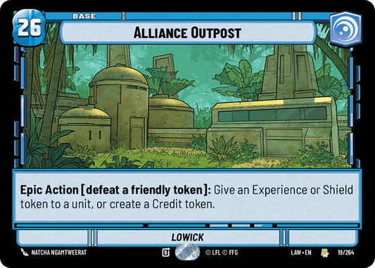 Alliance Outpost (LAW) Rare Fantasy Flight Games Standard Non-Foil