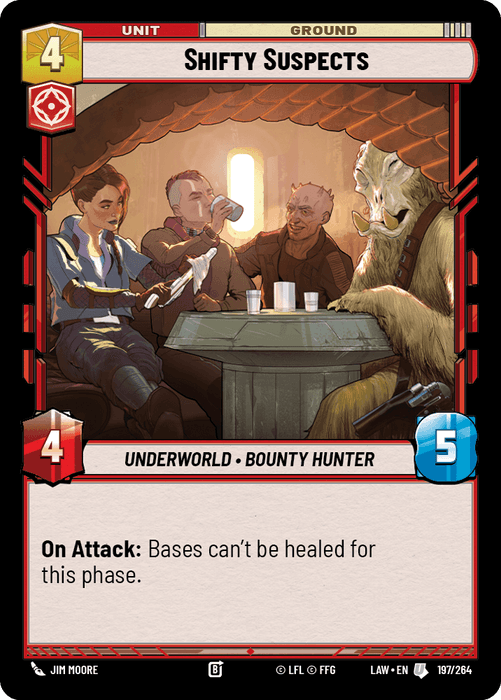 Shifty Suspects (LAW) Uncommon Fantasy Flight Games Standard Non-Foil