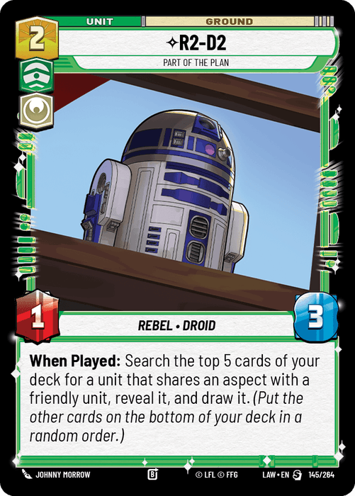 R2-D2 - Part of the Plan (LAW) Starter Fantasy Flight Games Standard Non-Foil