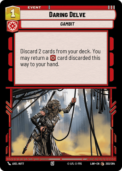 Daring Delve (LAW) Common Fantasy Flight Games Standard Non-Foil