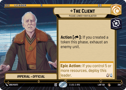 The Client - Please Lower Your Blaster (LAW) Common
