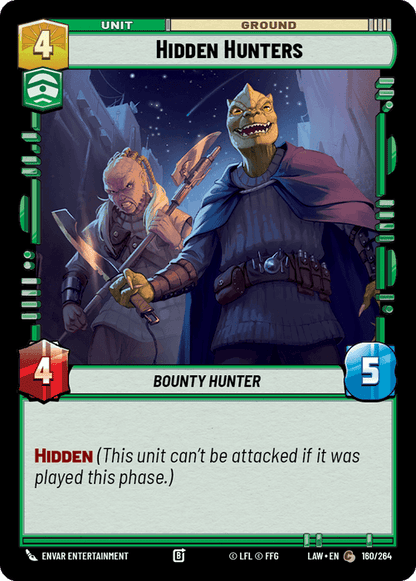 Hidden Hunters (LAW) Common Fantasy Flight Games Standard Non-Foil