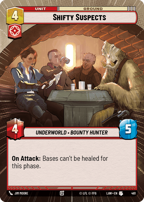 Shifty Suspects (LAW) Uncommon Fantasy Flight Games Hyperspace Non-Foil