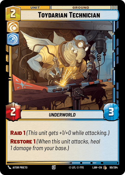 Toydarian Technician (LAW) Common