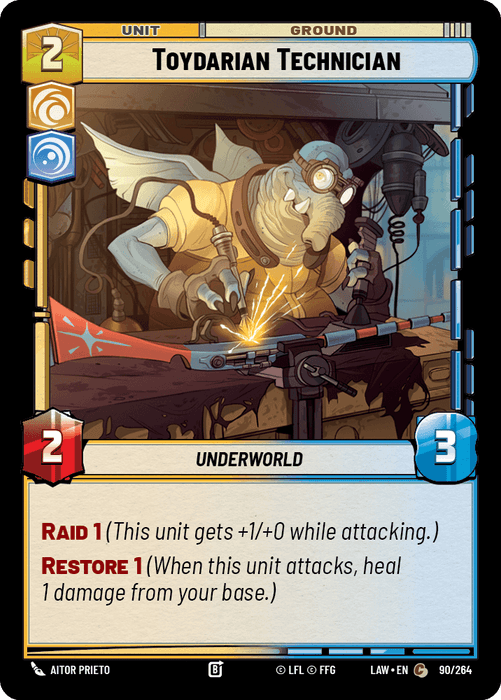 Toydarian Technician (LAW) Common