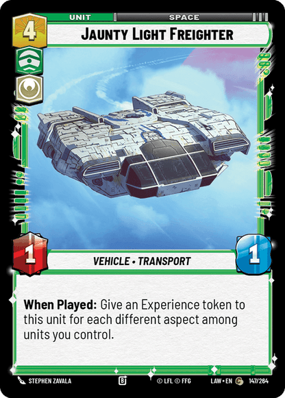 Jaunty Light Freighter (LAW) Common Fantasy Flight Games Standard Non-Foil