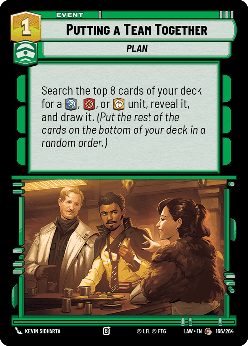 Putting a Team Together (LAW) Common Fantasy Flight Games Standard Non-Foil