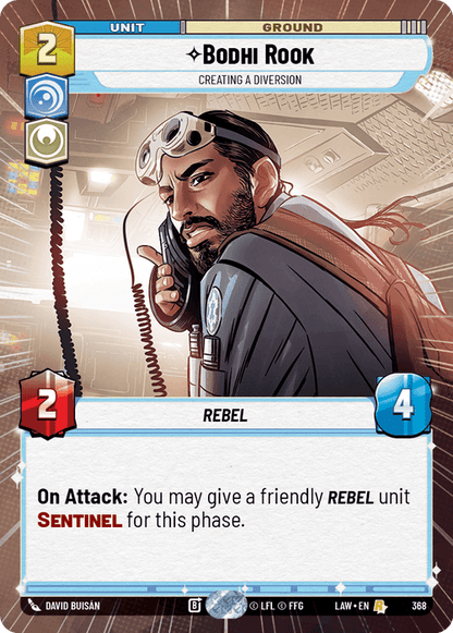 Bodhi Rook - Creating a Diversion (LAW) Rare Fantasy Flight Games Hyperspace Non-Foil